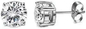 مجموعة مجوهرات حجر الراين الماسية أقراط قلادة التنس قلادة فضية 925 مجموعة مجوهرات
