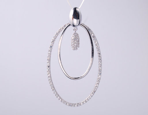 925 مجوهرات فضية استرلينج CZ Pendant